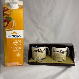 Starbucks, set of -Demi Tassé expresso cups-Auckland and New Zealand